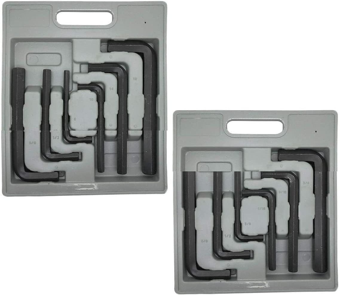 12pc JUMBO HEX KEY SET METRIC & SAE ALLEN WRENCHES MM STANDARD LARGE TOOL SET,Jikkolumlukka
