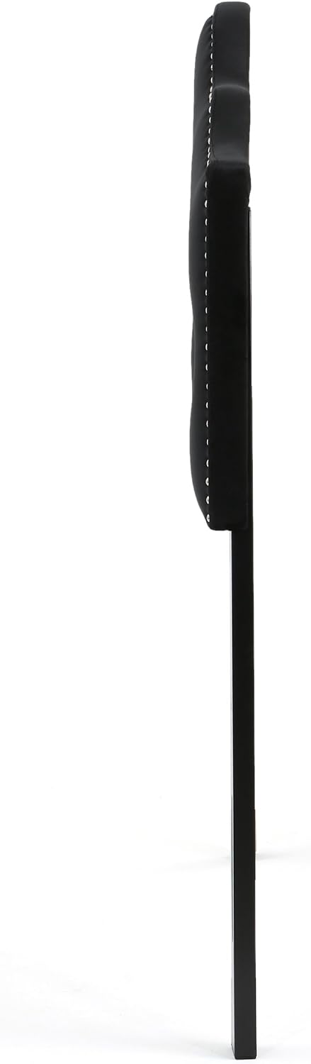 Christopher Knight Home Silas Velvet Headboard, Queen / Full, Black / Black