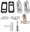 Double Sided Keyless Door Lock with Handle, Double Keypad Door Lock, Mechanical Keypad Door Lock Sunsn Waterproof Digital keyless Gate Locks for Outdoor Fences