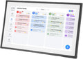 Luqeeg 15.6 Inch WiFi Wall Planner Digital Calendar Chore Chart 1920x1080 Smart Touchscreen Interactive Display Wall Desk Mount APP Control 3 Mode for Family Planning and Schedules (US Plug 100-240V)