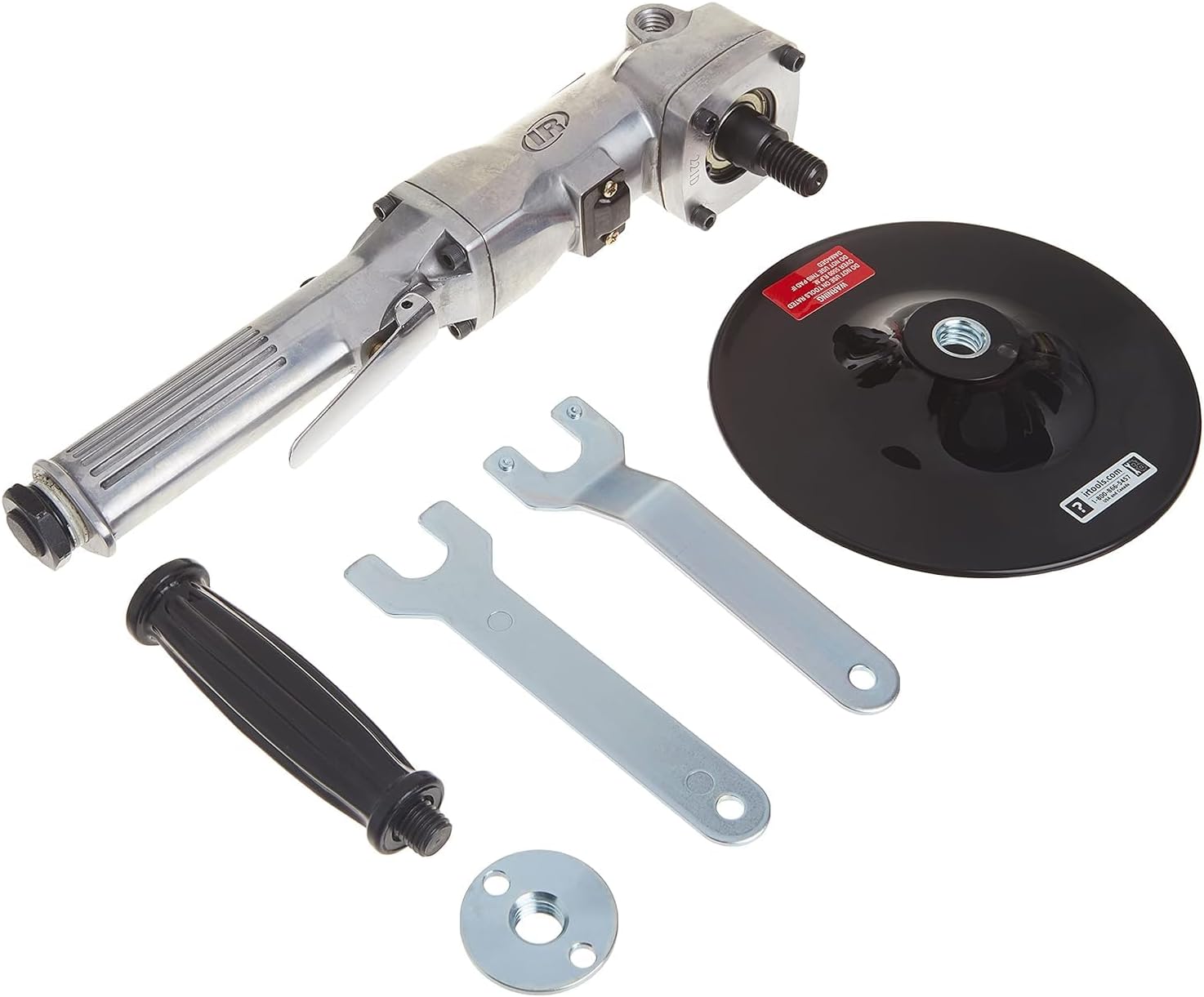 Ingersoll Rand 313A 7' Orbital Angle Pneumatic Sander, Heavy Duty Motor, Lightweight at 4.2 lbs, Adjustable Speed Up to 5,000 RPM, Ball Bearing Construction
