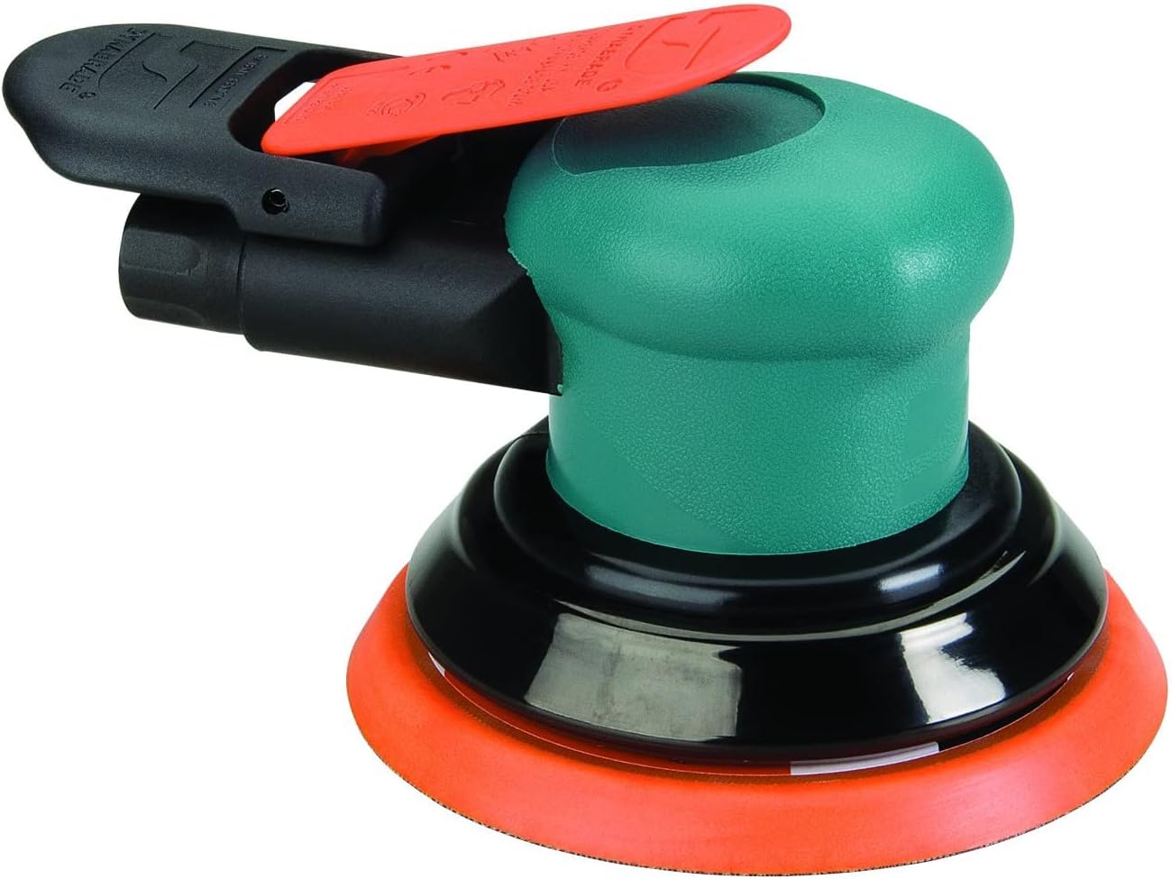 Dynabrade (59005) Dynorbital-Spirit 5' (127 mm) Diameter Random Orbital Sander, Non-Vacuum | Proportionate 3/8' (10 mm) Diameter Orbit | 12000 RPM Pneumatic Motor