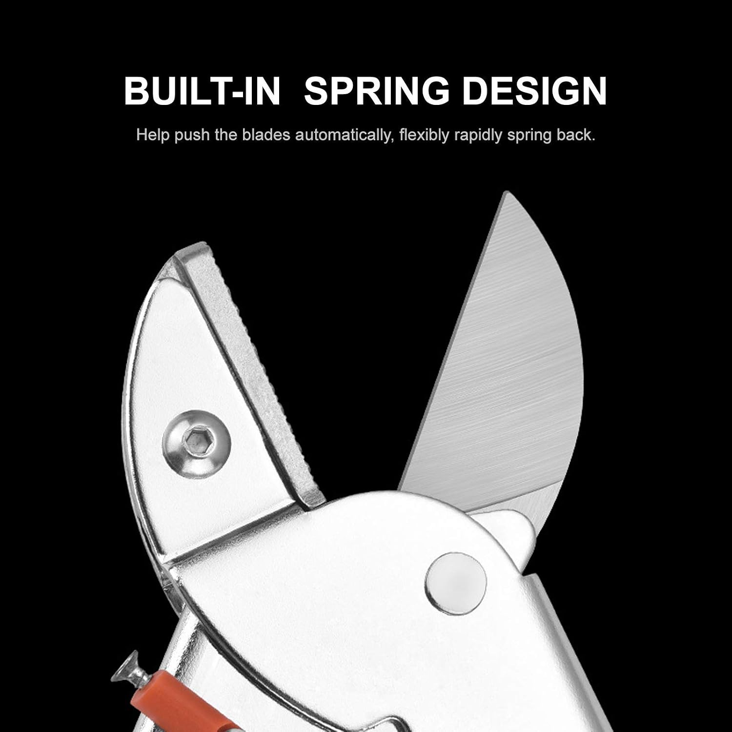 Secateurs Steel Blade Pruning Shears with Ergonomic Handles Gardening Scissors Bonsai Cutters Professional Hand Tool Kit for Plants Rose Flowe ()