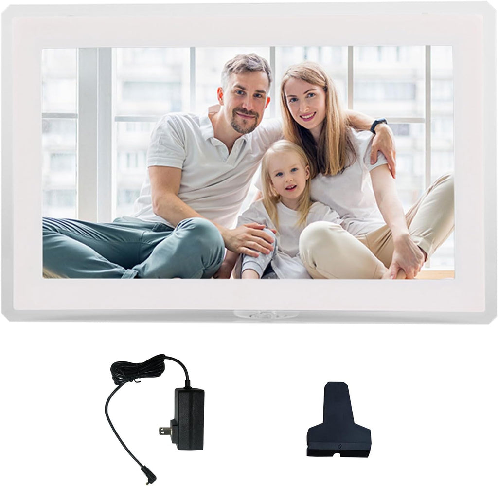 15.6 Inch Digital Picture Frame, Smart Digital Calendar with FHD Touchscreen Display, WiFi, APP Synchronization, 32GB Storage, Wall Planner for Home Kitchen Office (US Plug)