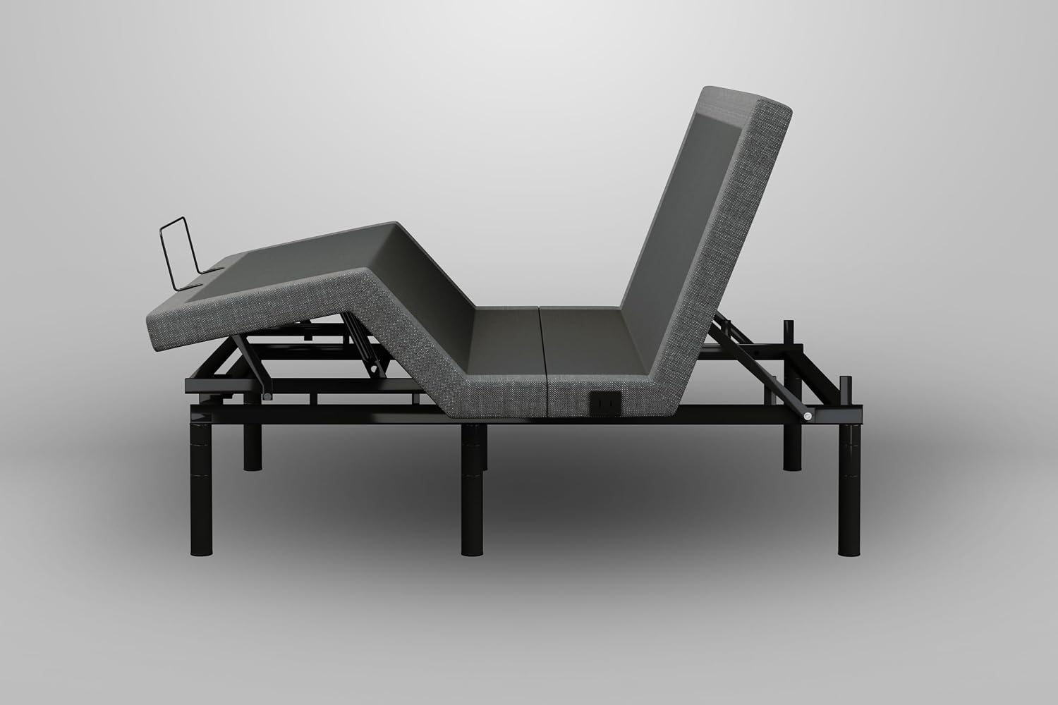 iDealBed 5i Custom Adjustable Bed Base, Wall Hugger, Massage, Zero-Gravity, Dual USB Charger, One Touch Comfort Memory, Night Light, Advanced Smooth Silent Motion, Bluetooth (King)