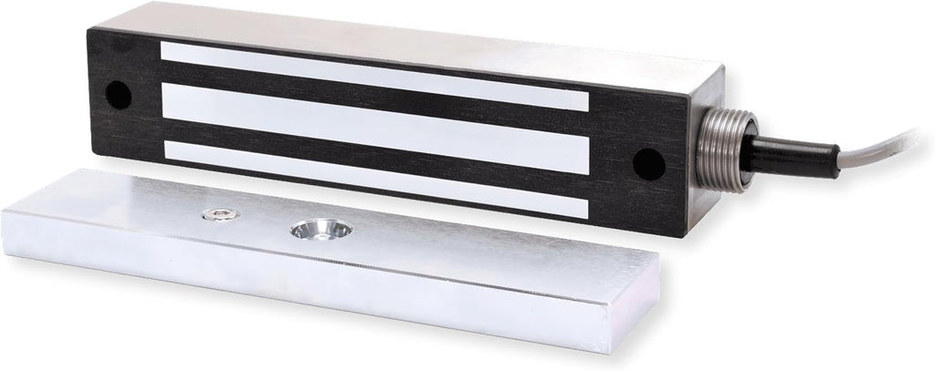 Seco-Larm E-942FC-600 Enforcer Electromagnetic Gate Lock, 600-lb (272kg) Holding Force, Face Mounting, For Indoor & Outdoor Applications, 12/24 VDC Operation