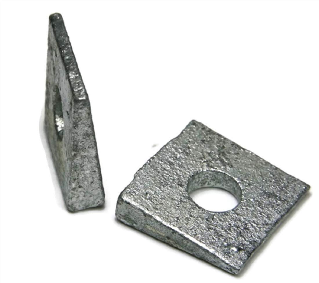 Beveled Square Washers Hot Dipped Galvanized 3/8' - Qty-1000