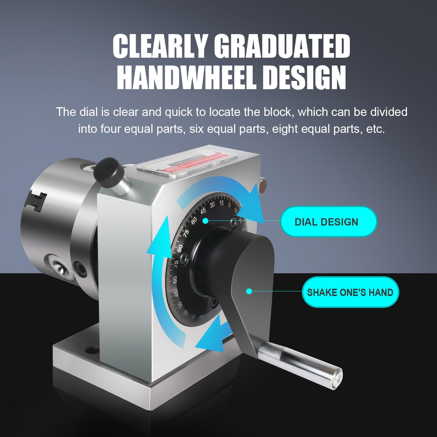 RATTMMOTOR Punch Former Grinding Machine Molding Machine 3-Jaw 80mm High Precision Dresser Punch Shaper Grinder for Milling & Drilling Machine (Accuracy 0.008mm)