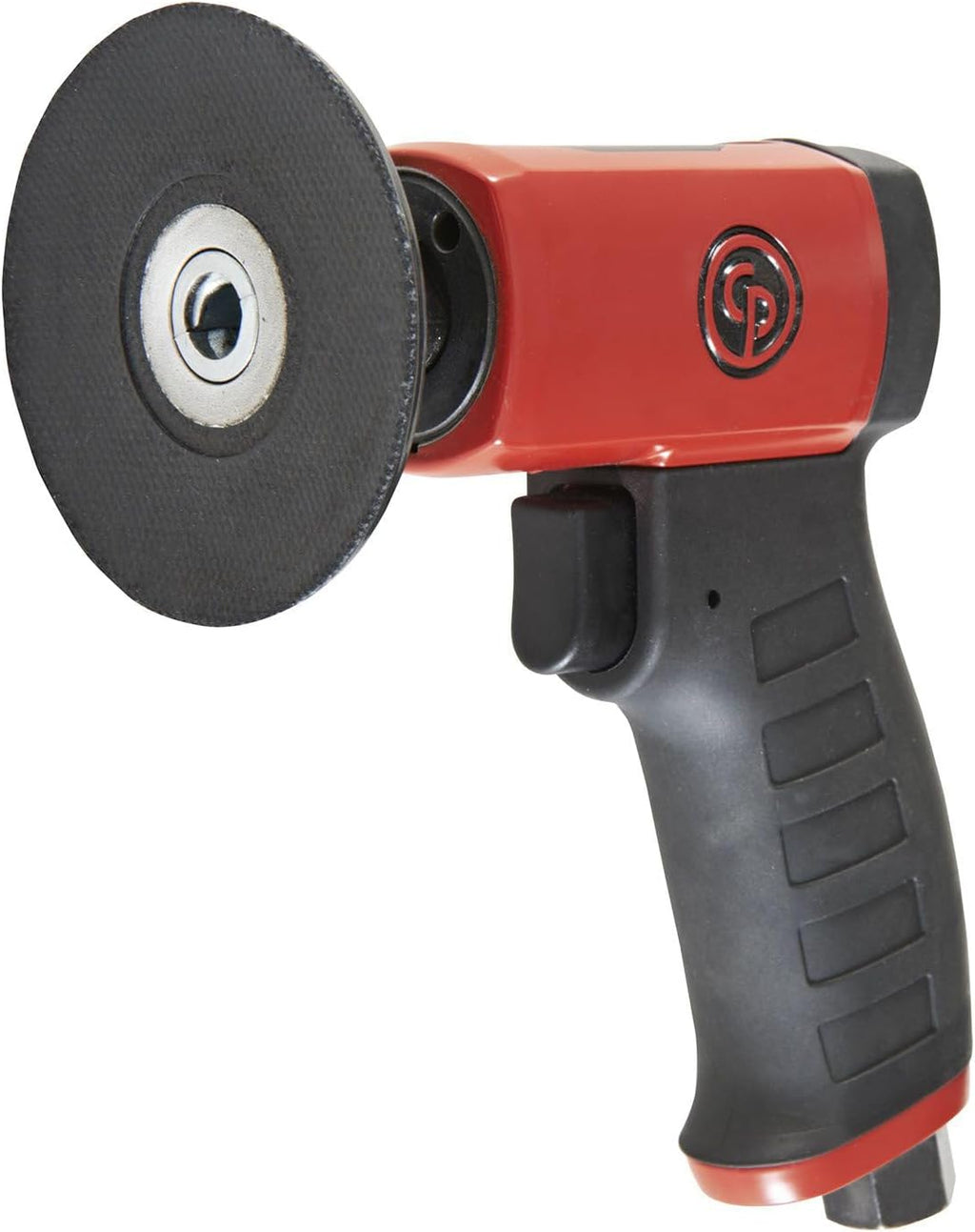 Chicago Pneumatic CP7202D Kit - Air Rotary Sander Tool, Home Improvement, Woodworking Tools, Polisher, Rust Removal, Rotary Tool, Pistol Handle, Hook & Loop, 3 Inch (75 mm), 0.2 HP/ 150W - 15000 RPM, One Size, Factory