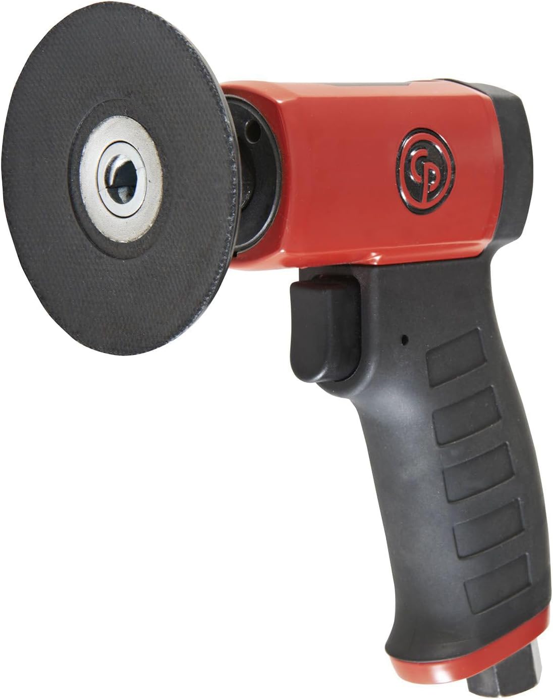 Chicago Pneumatic CP7202D Kit - Air Rotary Sander Tool, Home Improvement, Woodworking Tools, Polisher, Rust Removal, Rotary Tool, Pistol Handle, Hook & Loop, 3 Inch (75 mm), 0.2 HP/ 150W - 15000 RPM, One Size, Factory