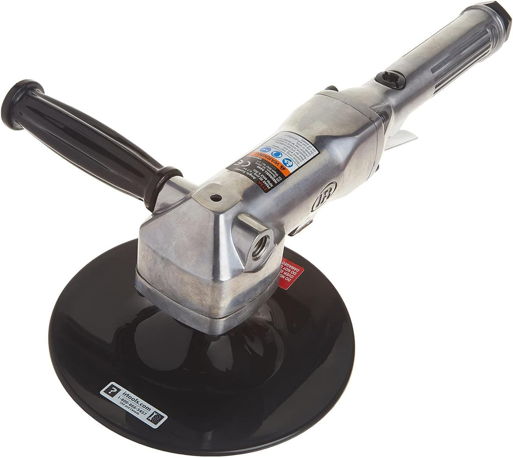 Ingersoll Rand 313A 7' Orbital Angle Pneumatic Sander, Heavy Duty Motor, Lightweight at 4.2 lbs, Adjustable Speed Up to 5,000 RPM, Ball Bearing Construction
