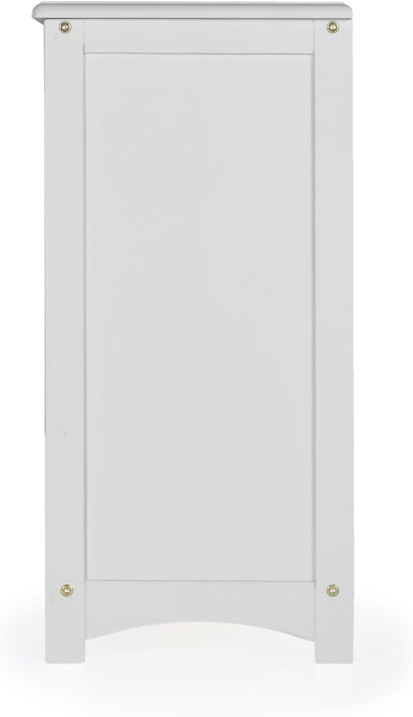 Guidecraft Classic Bookshelf - Gray: Wooden 5-Compartment Storage Shelving Unit for Kids Toys, Books, Paper, TV, and Bins - Children's Playroom Bookcase Furniture
