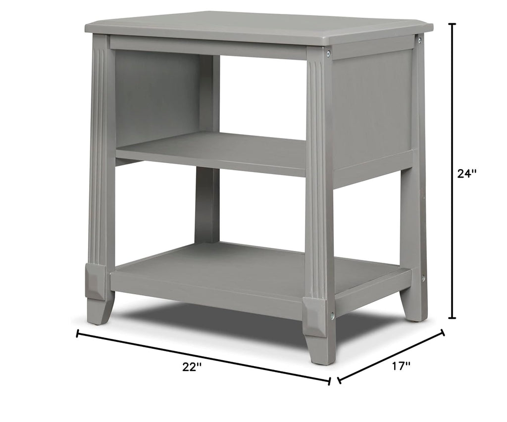 Sorelle Furniture Berkley Baby Dresser – Dresser for Nursery, Kids Bedroom Furniture, Dresser Drawers, Nightstand for Child's Room with Drawers, Nursery Furniture for Infant-Weathered Gray