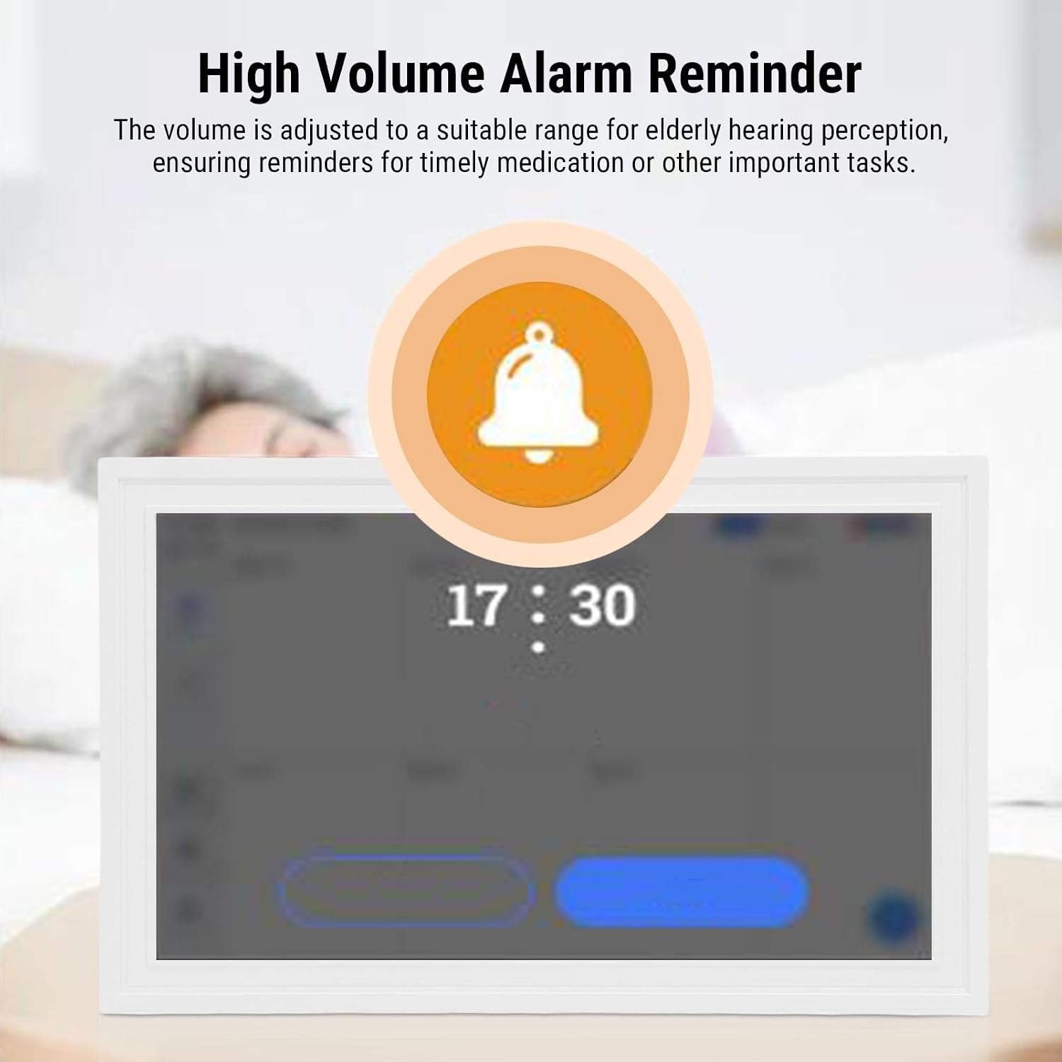 JTLB 15.6' WiFi Digital Calendar Chore Chart - Capacitive Touch Screen Wall Planner, Smart Family Schedule Organizer with Clo ud Photo Frame & App, US Plug (US Plug 500W 100-240V)