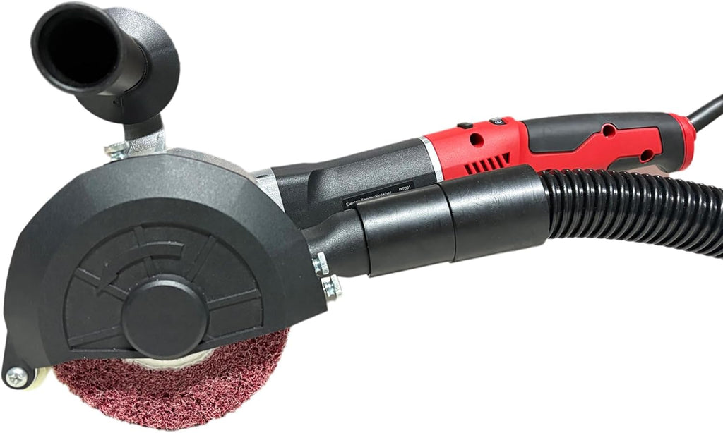 1380W Dustless Drum Burnishing Polisher, 6-Speed Variable Surface Conditioning Machine for Rust Removal, Paint Stripping, Stainless Steel Satin Finishing & Wood Restoration