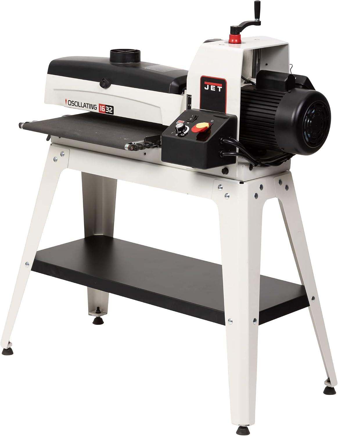 JET 16-Inch Oscillating Drum Sander, 1-1/2 HP, 1Ph 115V (JWDS-1632OSC) & 16' Ready-to-Wrap Sandpaper, 120 Grit (60-6120)