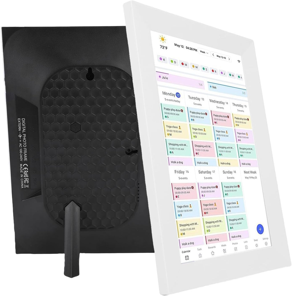 Zyyini 10.1 Inch WiFi Digital Calendar, Smart Family Planner with Touchscreen Display and Mobile Digital Calendar Wall Planner 32GB Memory for Home Scheduling and Chore Tracking (#3)