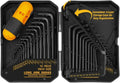 41PC Hex Key Allen Wrench Set Standard SAE(0.028'-3/8') & Metric(0.7mm-10mm) & Torx(T9-T50) in Storage Case