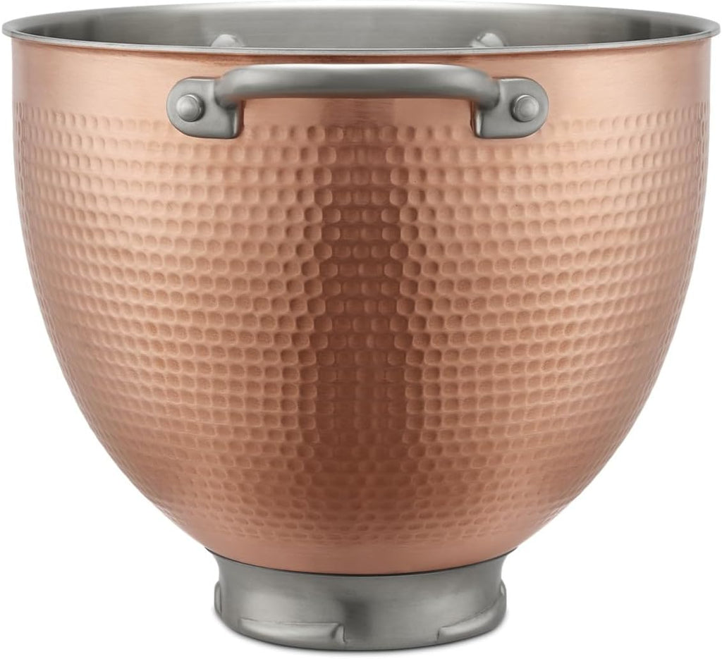 KitchenAid 5 Quart Hammered Copper Bowl, KSM5SSBCB for select 4.5 or 5 Q Tilt Head Stand Mixers