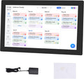 Mingzhe Smart Digital Calendar10.1-inch Full HD Touch Screen Interactive Wall Desk Mount Seamless Scheduling Smart Family Planner Electronic Calendar for Home Office (EU Plug)