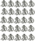 Poolzilla Pool Safety Cover Stainless Steel Anchor with Collar for Wood Decks - 25 Pack - Universal Fit