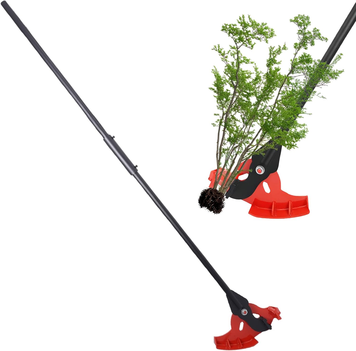 Long-Size Puller-for Tree Roots, Shrubs & Weeds,Lever-Type Root Puller,Weed & Root Extraction Tool-Fits 0.2' to 2 inches Roots Cleaner,Manual Ground Debris Cleaner,Labor-Saving Weed Remover