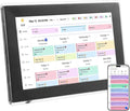 Diyeeni Digital Calendar, 15.6' Wall Planner & Chore Chart, HD Touchscreen Interactive Display, Portable Smart Family Organizer, Desk and Wall mountable, for Family Schedules (US Plug)
