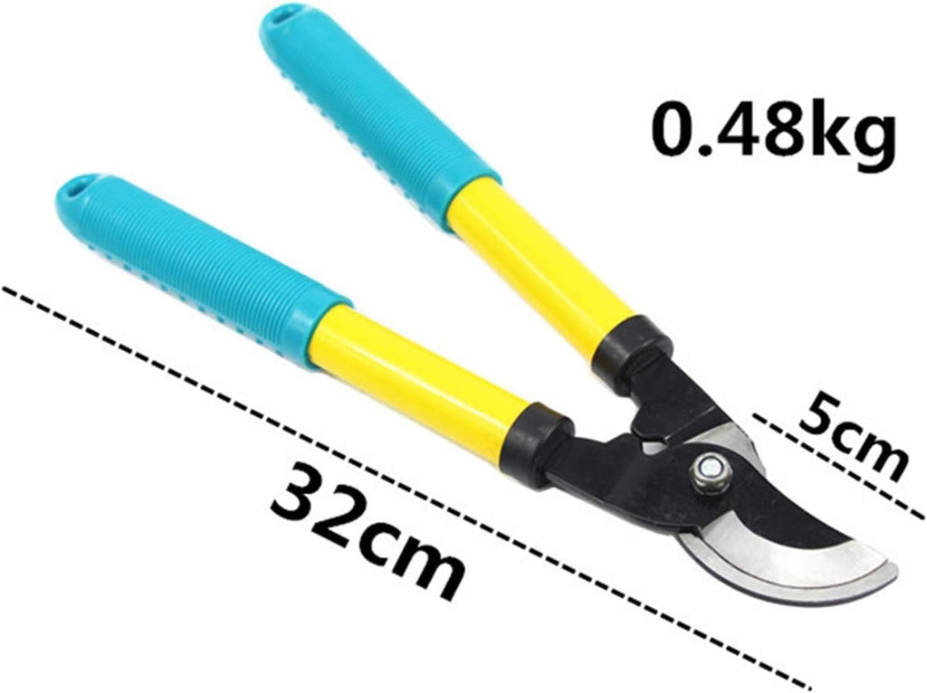 Trimming Tool 32cm Anti-Slip Pruner Tree Cutter Gardening Pruning Shears Scissor Stainless Steel Cutting Tools Set Home Garden Bonsai Suitable for Gardens and lawns