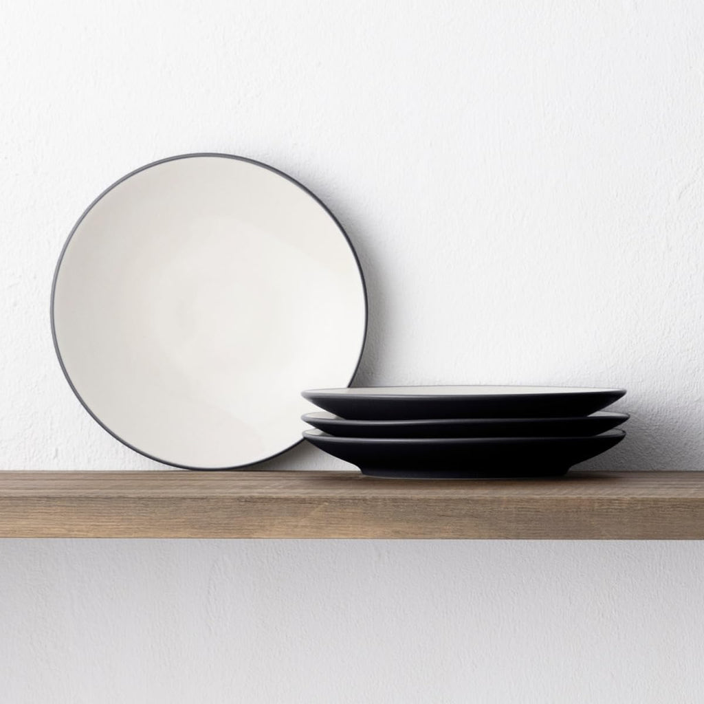 Noritake Colorwave Graphite 24-Piece Dinnerware Set, Service for 4