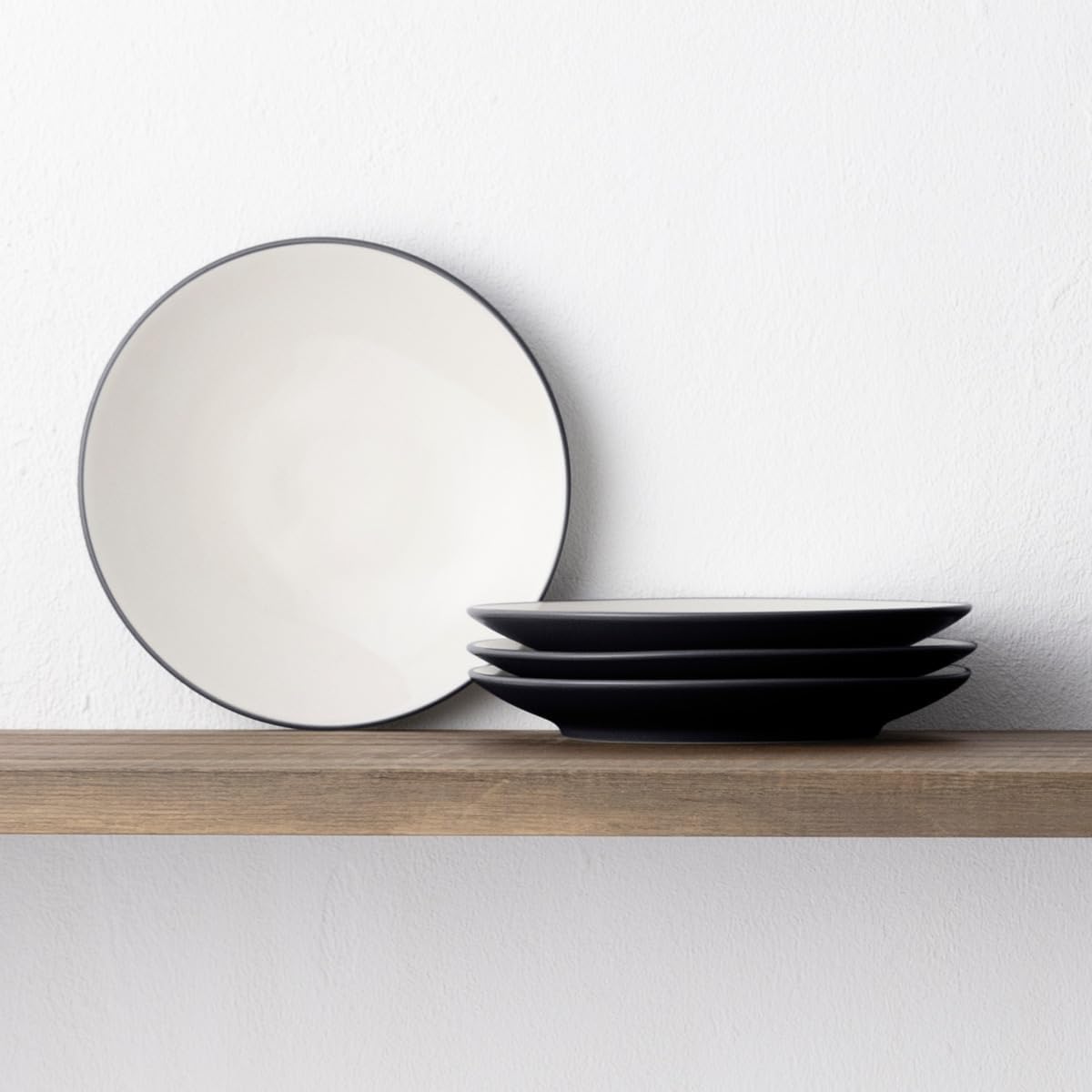Noritake Colorwave Graphite 24-Piece Dinnerware Set, Service for 4