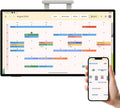 JAV Digital Calendar 25 Inch Electronic Wall Planner Smart Touchscreen Interactive Display & Chore Chart for Home & Meal Planning - Wall/Desk Mount, Wi-Fi Sync, Digital Photo Frame
