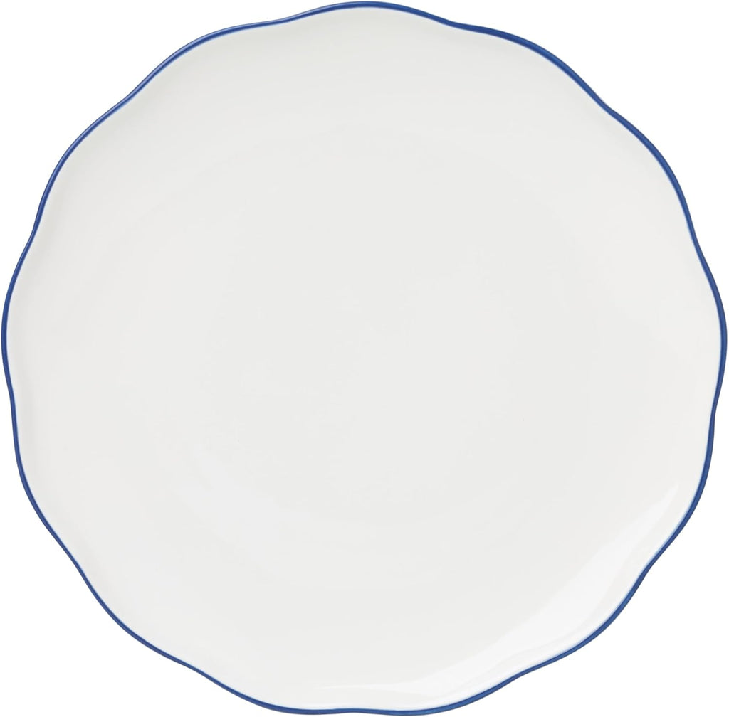 Kate Spade Dinnerware Set, Garden Party Blue 16-Piece Dinnerware Set, Service For 4, Stoneware Material, Dishwasher Safe, Microwave Safe, Home, Bowls, Dish Sets, Dinner Dishes (Blue, 16 Pieces)