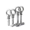 Anchor Bolts,Expansion Bolt, Sleeve Anchor Concrete Expansion Eye Bolt 304 Stainless Steel Installation Artifact Hook Long Universal Ring Screws(M8x90mm 2pcs)