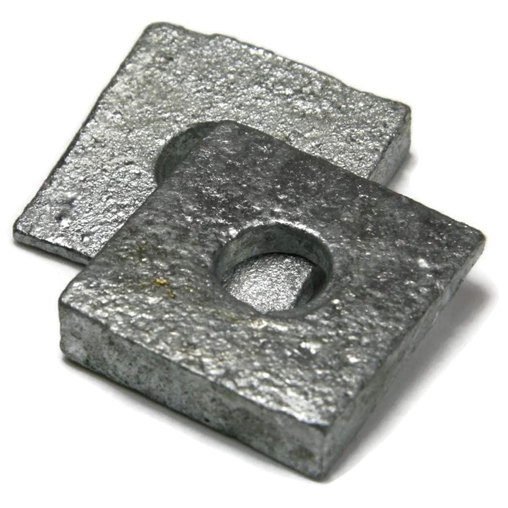 Beveled Square Washers Hot Dipped Galvanized 1/2' - Qty-250