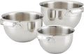Hestan Provisions – 3-Piece Stainless Steel Mixing Bowl Set – 1.5qt, 3qt, and 4.75qt, Nesting Design