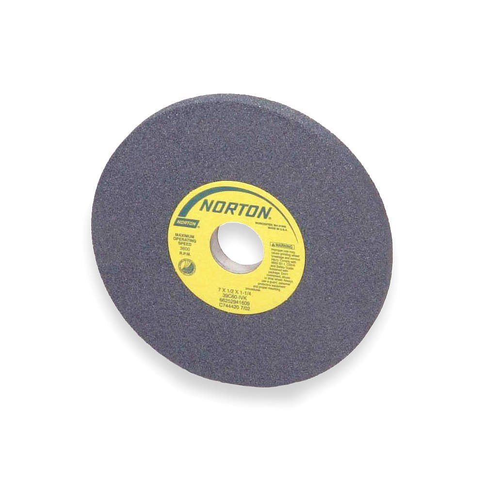 Norton 66252942666 Grinding Wheel,T1,7x1x1-1/4,SC,60G,PK5