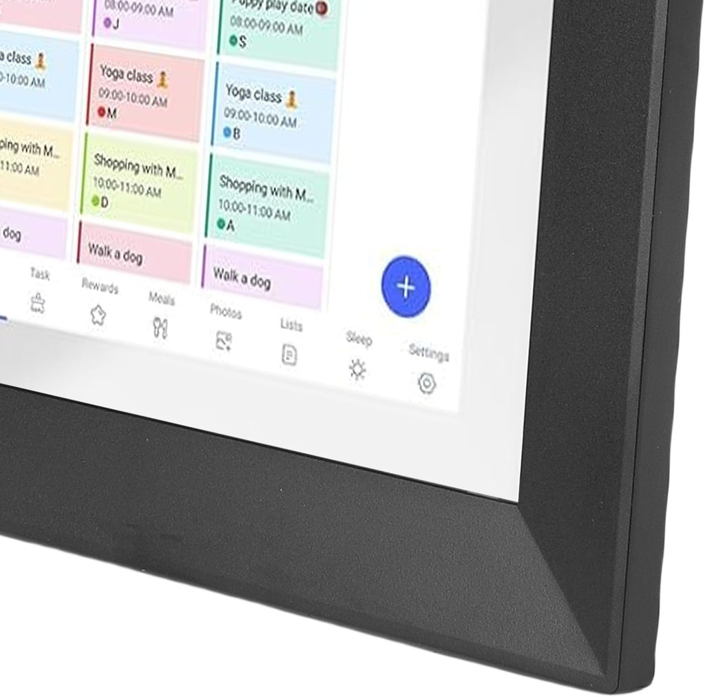 10 Inch WiFi Smart Digital Calendar, HD Touchscreen Family Planner with Sync Schedules Meal Plans Chore Chart, for Home Office Wall Mount Desk Stand (US Plug)