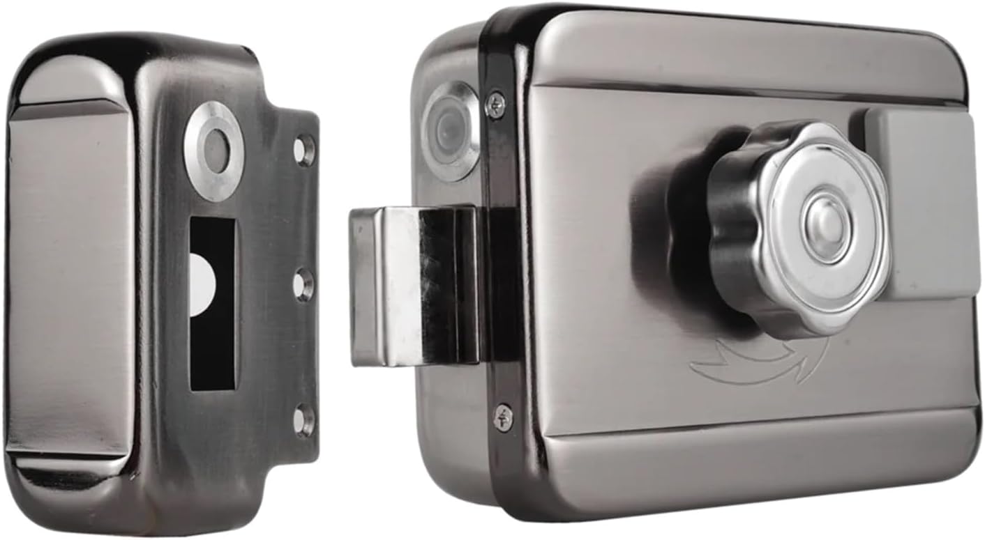 Smart Home Waterproof Smart Electric Rim Lock with Tuya APP Control WiFi Outdoor Gate Door Fingerprint Smart Lock