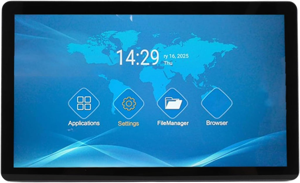 15.6 Inch Digital Calendar, Touch Screen Display, Smart Home Controller, Family Chore Chart, with Aluminum Alloy Stand, Video Call Photo Frame (US Plug)