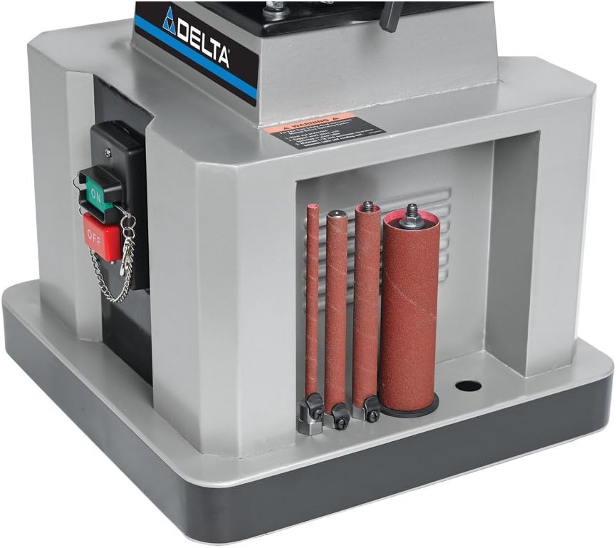Delta Woodworking 31-483 Heavy-Duty Oscillating Bench Spindle Sander, 1/2-HP, 115-volt