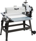 VEVOR 22' Drum Sander with Stand & Extension Tables, 1.75HP 1440RPM Dual Motor Drum Sander for Woodworking - Variable Speed Conveyor Belt, 4' Dust Collection Port for Cabinet & Furniture Finishing