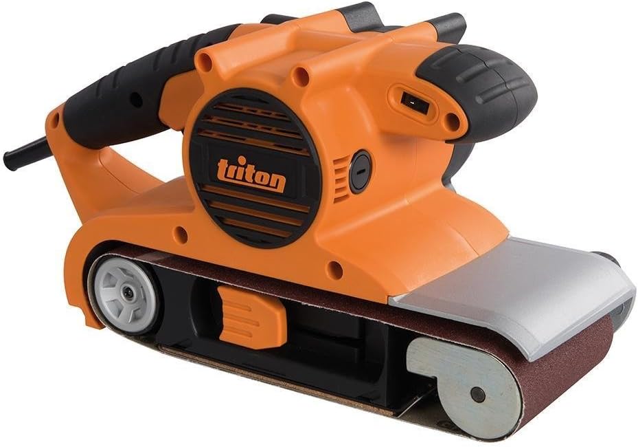 Triton T41200BS 120V Corded Belt Sander – 10A/1.6HP Motor, Variable Speed, 4x24 Belt Sander with Rear Dust Port, Electric Power Belt Sanders for Woodworking, DIY Projects & Furniture Refinishing