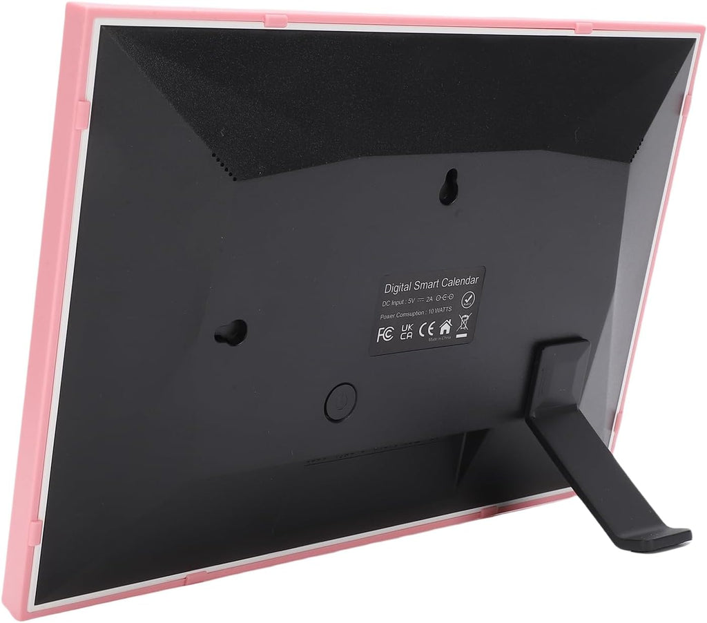 Smart Digital Calendar, 10.1in HD Touchscreen Planner, Family Calendar with Chore Chart & Photo Frame Mode, Ideal for Home Office, Pink
