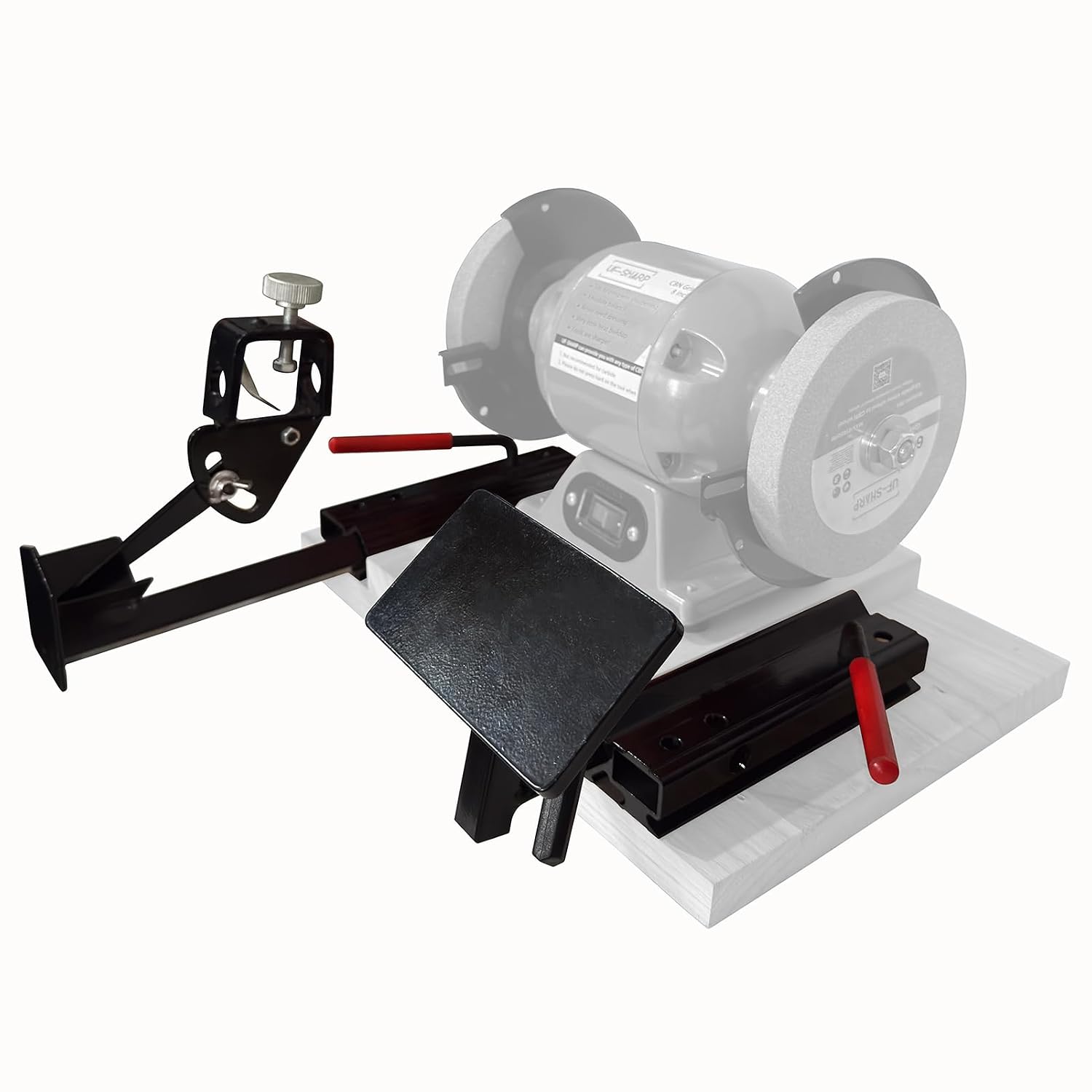 Mega Square CBN Grinding Wheel and Lathe Tool Sharpening Jig