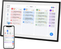 VBESTLIFE 15.6in Digital Calendar Chore Chart, 1080P HD Interactive Touchscreen, Smart Family Planner, Digital Calendar Wall & Desk Mountable (US)