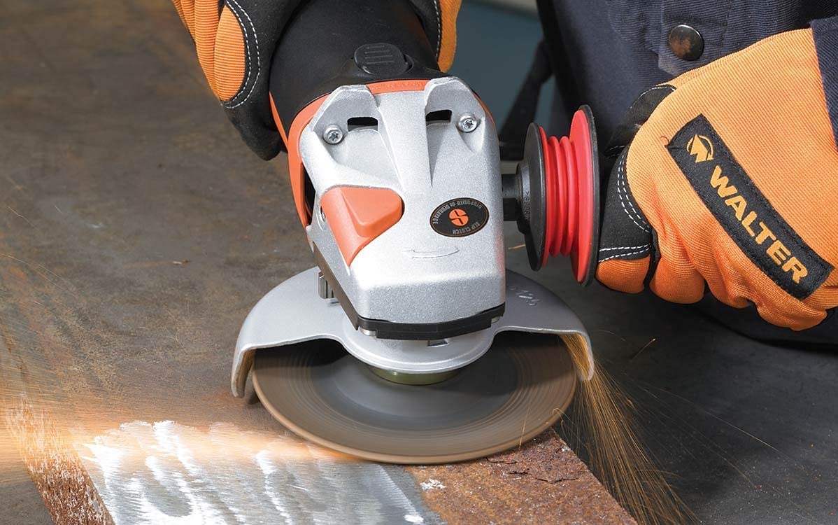 Walter 15L853 FLEXCUT Mill Scale Flexible Grinding Wheel [Pack of 25] - A-36-FLEX Grit, 5 in. Abrasive Wheel with Arbor Hole. Angle and Die Grinder Wheels