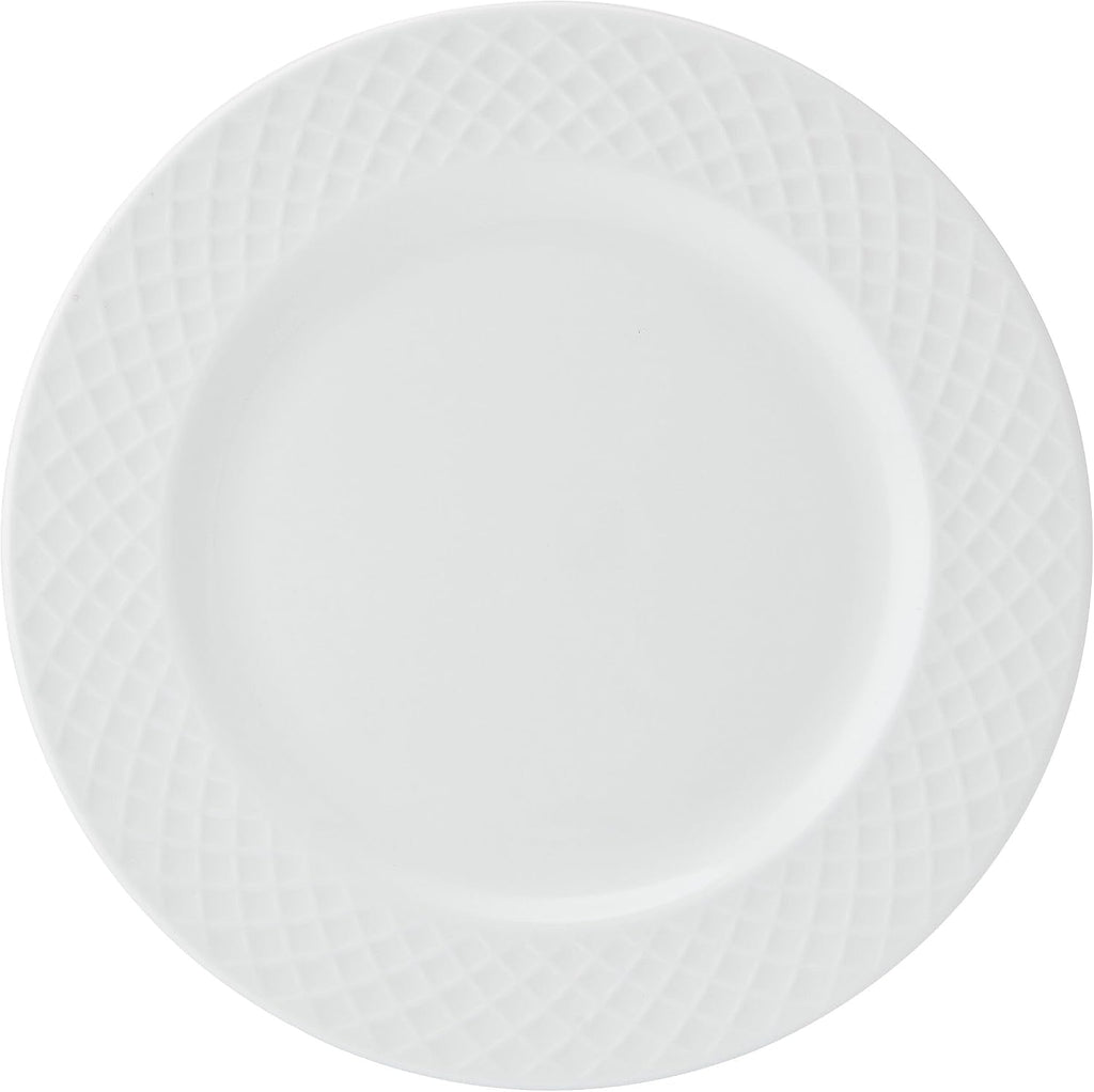 Mikasa Trellis Bone China Lightweight Chip Resistant 40 Piece Dinnerware Set, Service for 8