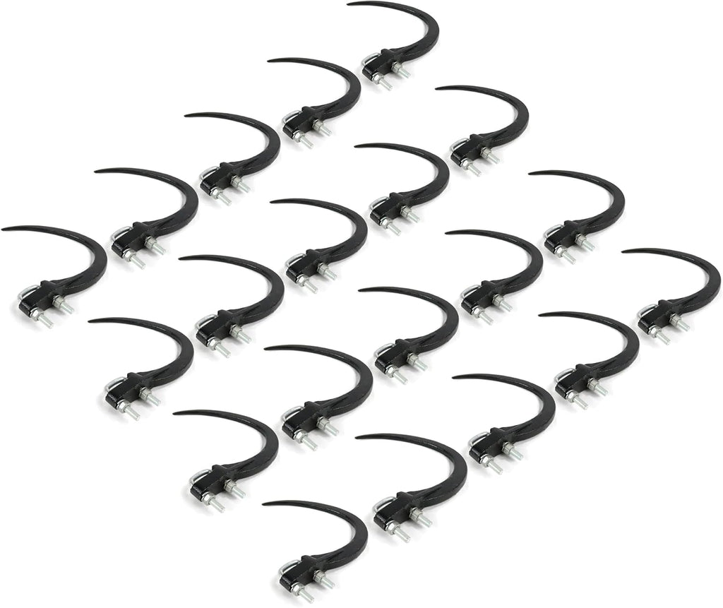 The ROP Shop 20 Pack - 9' Straw Grapple Hook Kits Mounts on 1 1/4' Square Bar Accumulator