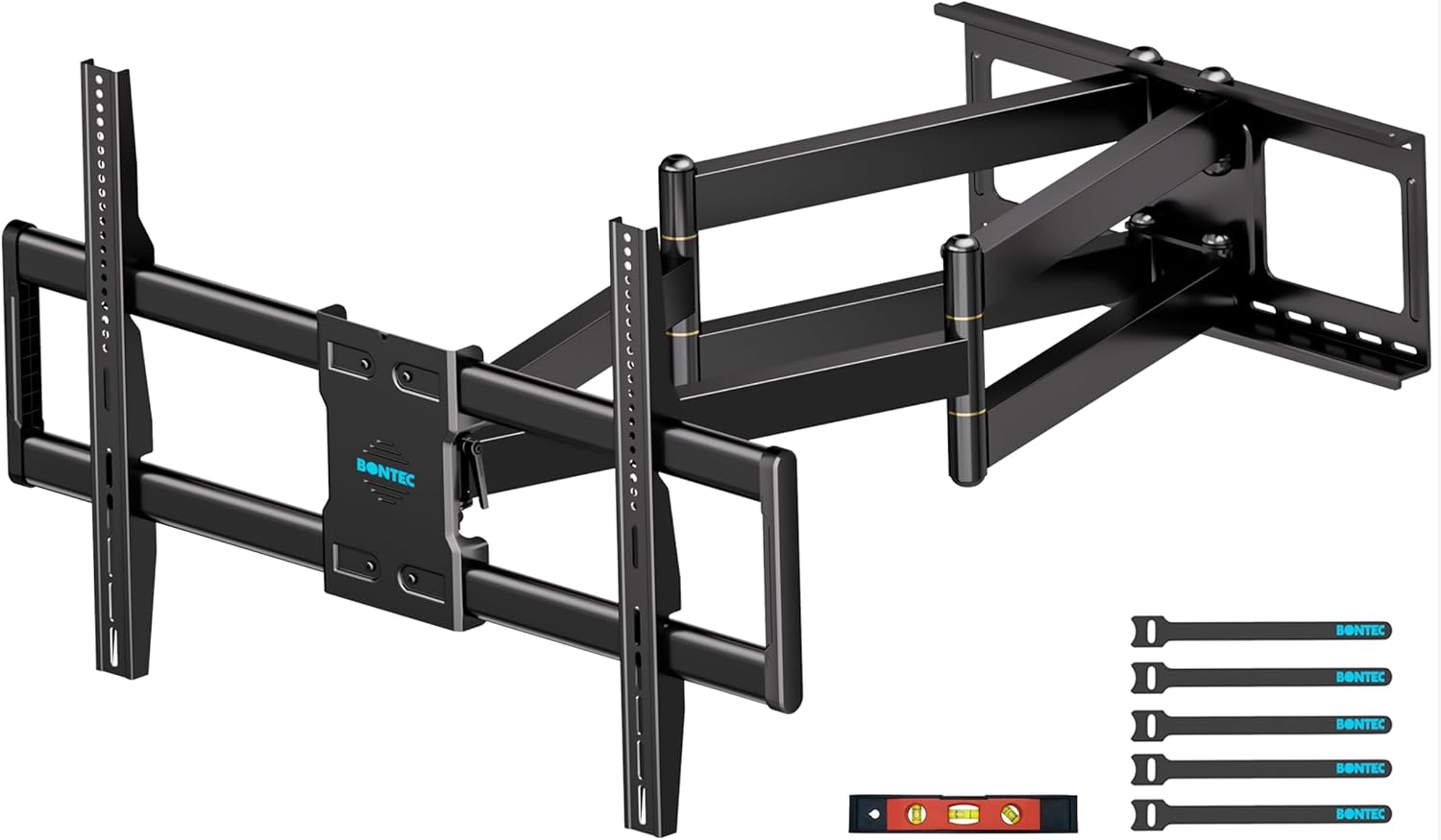Heavy Duty TV Wall Mount with Extra Long Extendable Arm for 60–110 Inch TVs, Holds Up to 275lbs, Full Motion Bracket with Corner Swivel and Tilt, Max VESA 800x600mm, Fits 24' Studs, Wide Compatibility
