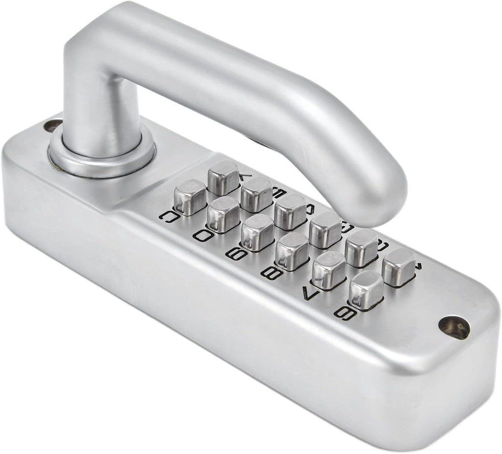 Keyless Entry Door Lock Mechanical Combination Gate Lock Code Lock Keypad Lock Doors Password Security Lock Double Sided Keypads Door Lock with Handle for Outdoor Fences